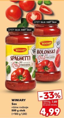 Sos różne rodzaje  promocja w Kaufland