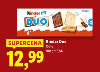 Kinder Duo promocja w Lidl
