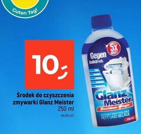 Czyścik do zmywarki Glanzmeister promocja w Dealz