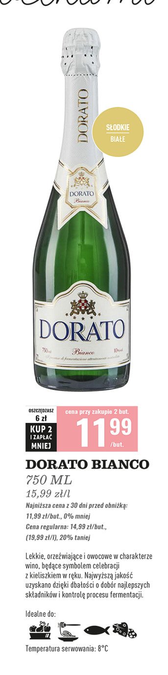 Wino Dorato bianco promocja