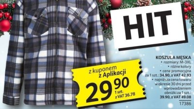 Koszula męska promocja w Selgros