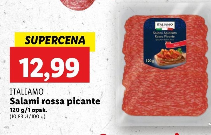 Salami rossa picante Italiamo promocja