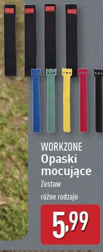 Opaski mocujące WORKZONE promocja w Aldi