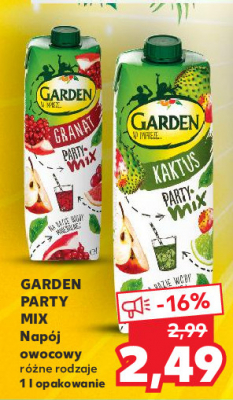 Sok kaktus Garden party mix promocja