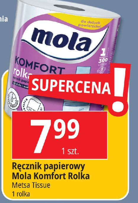 Recznik papierowy Mola komfort promocja