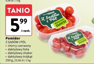 Pomidor Z SADÓW I PÓL daktylowy trójkąt promocja w Intermarche