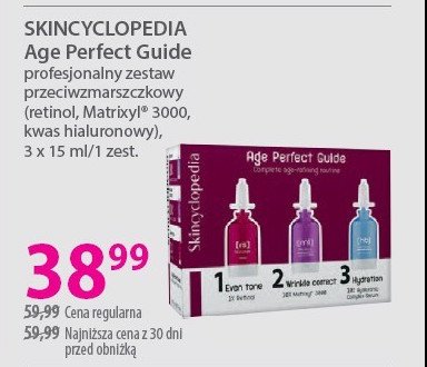 Serum age perfect guide Skincyclopedia promocja w Hebe