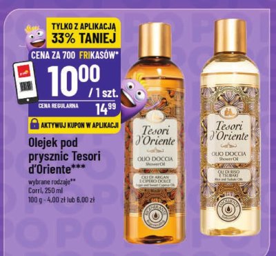 Olejek pod prysznic Tesori d'Oriente promocja w POLOmarket