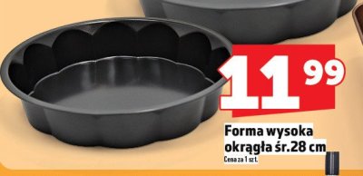 Forma wysoka okrągła średnica 28 cm TOPAZ promocja w TOPAZ