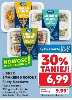 Smakiem krojone filety śledziowe promocja w Kaufland