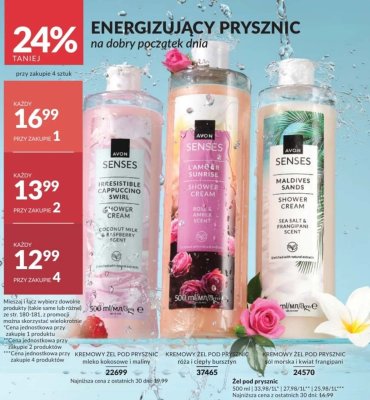 Żel pod prysznic Avon Senses L'Amour Sunrise 500ml promocja w AVON