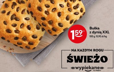 Bułka z dynią XXL promocja w Żabka