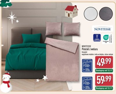 Pościel z weluru 160 x 220 cm + 70x80 cm promocja w Aldi