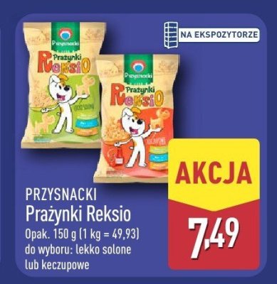 Prażynki Reksio keczupowe promocja w Aldi