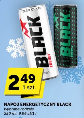 Napój energetyczny Black wybrane rodzaje promocja w ABC
