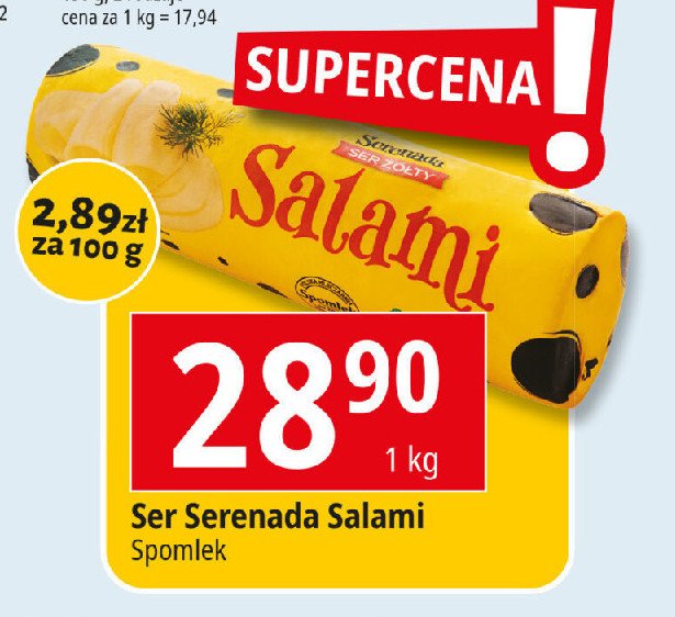 Ser salami Serenada salami promocja