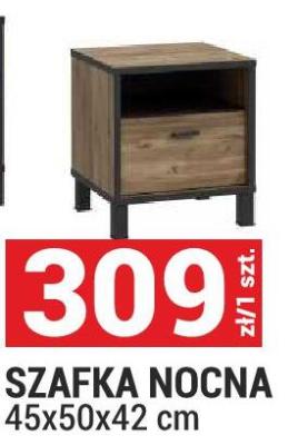 Szafka nocna 45x50x42 cm promocja w Merkury Market