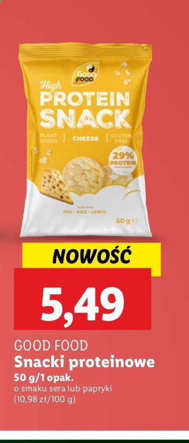 Snacki paprykowe Good food promocja