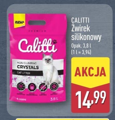 Żwirek silikonowy  promocja w Aldi