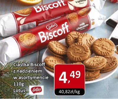 Ciastka Biscoff z nadzieniem Lotus w asortymencie 110g promocja w Market Point