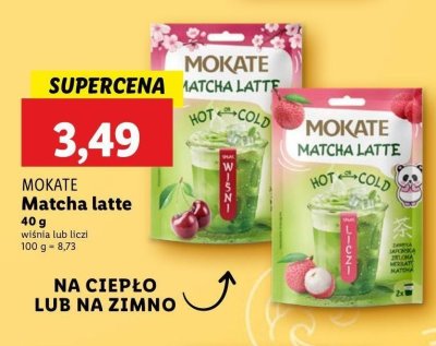 Herbata o smaku liczi Mokate matcha latte promocja