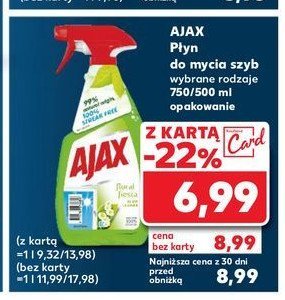 Płyn do mycia konwalie Ajax floral fiesta Ajax . promocja w Kaufland