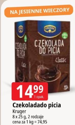 Czekolada do picia Czekoladado picia Kruger promocja w Leclerc