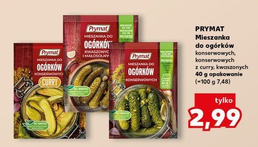Mieszanka do ogórków kwaszonych i małosolnych Prymat promocja w Kaufland