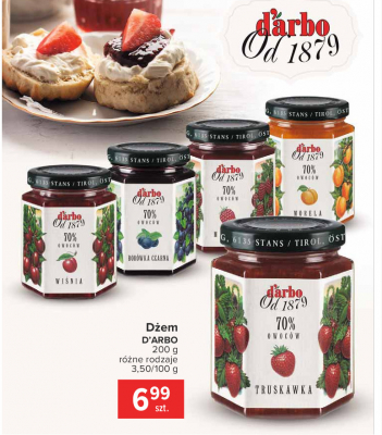 Dżem borówkowy D'arbo promocja w Arhelan