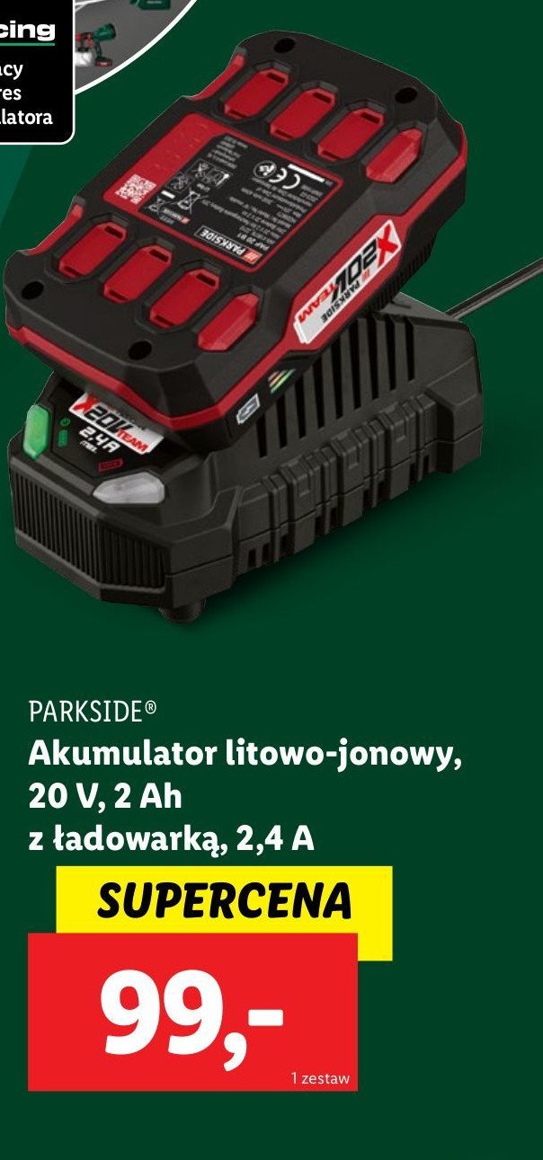 Wkrętarka z akumulatorem litowo- jonowym Parkside promocja w Lidl