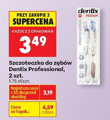 Szczoteczka do zębów Dentix Professional, 2 szt. promocja w Biedronka
