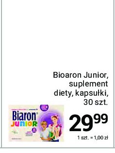 Kapsułki z witaminą d Bioaron junior promocja