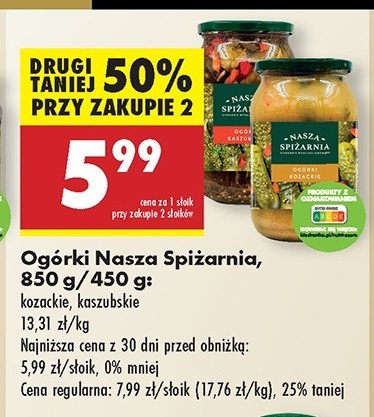 Ogorki kozackie Nasza spiżarnia promocja