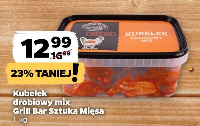 Kubełek drobiowy mix SZTUKA MIĘSA NETTO promocja