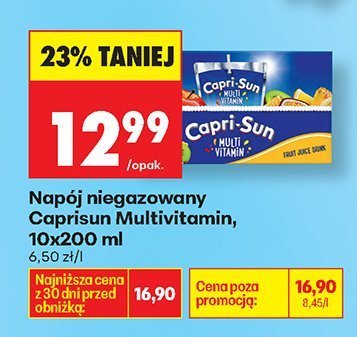 Napój niegazowany Capri-Sun Multivitamin 10x200 ml promocja w Biedronka