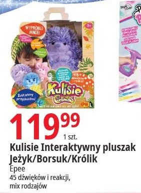 Maskotka kulisie jeżyk promocja