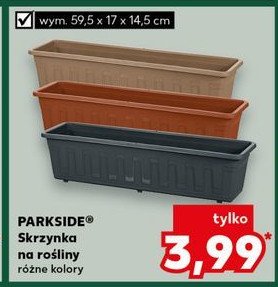 Skrzynka na rośliny 59.5 x 17 x 14.5 cm Parkside promocja