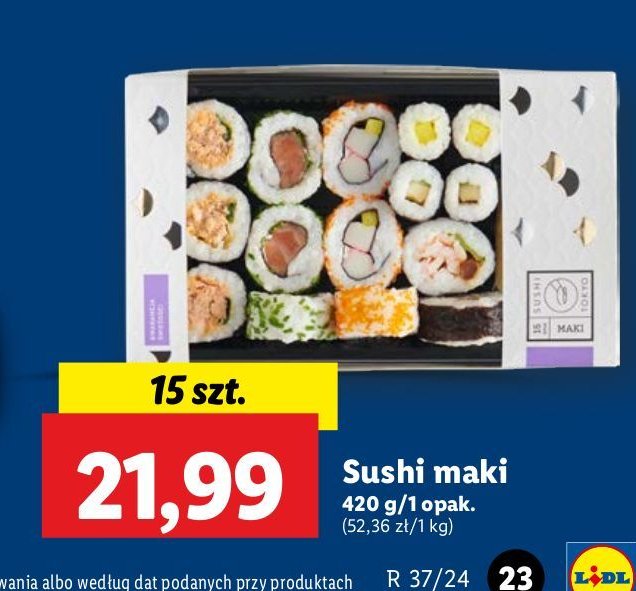 Sushi maki promocja