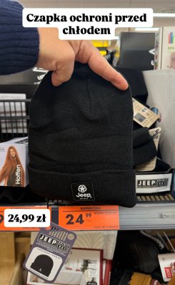 Czapka zimowa Jeep Spirit promocja w Biedronka