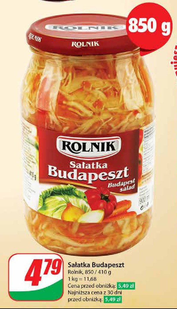 Sałatka budapeszt Rolnik promocja