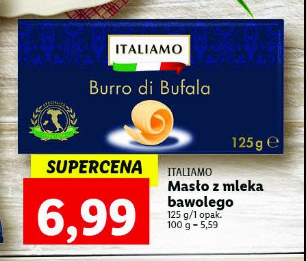Masło z mleka bawolego Italiamo promocja