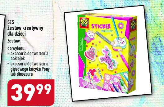 Zestaw do tworzenia gipsowego kucyka SES CREATIVE promocja