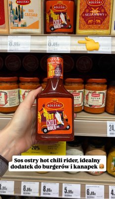 Sos ostry Hot Chili Rider Roleski promocja w Intermarche