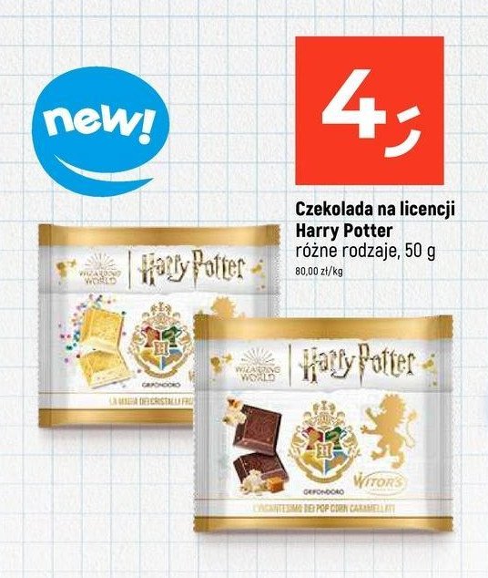 Czekolada harry potter Witor's promocja