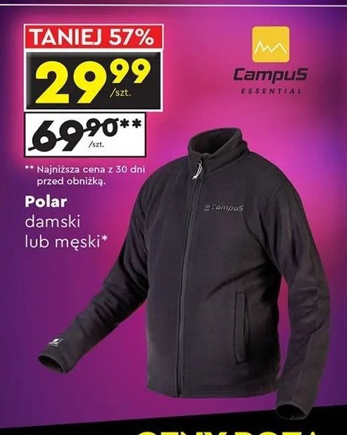 Polar męski CAMPUS promocja w Biedronka