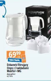 Dzbanek onyx 4.2 l + 3 wkłady b25 maxfor mg Aquaphor promocja