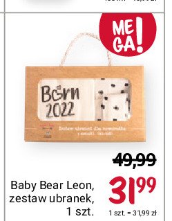 Zestaw ubranek dla noworodka 62/68 Baby bear leon promocja
