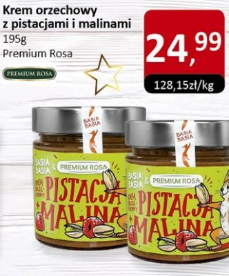Krem orzechowy z pistacjami i malinami Premium Rosa promocja w Market Point