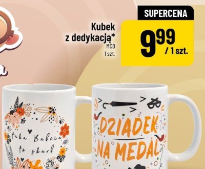 Kubek z dedykacją Dzień Babci i Dziadka promocja w POLOmarket
