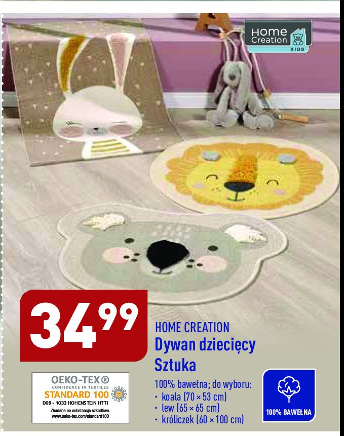 Dywan dziecięcy koala 70 x 53 cm Home creation promocja
